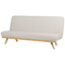 Beliani KALFAFELL - Slaapbank - Beige - Polyester