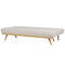 Beliani KALFAFELL - Slaapbank - Beige - Polyester
