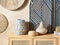 Beliani KAMERING - Decoratieve vaas - Blauw - Terracotta
