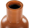 Beliani KARFI - Decoratieve vaas - Oranje - Terracotta