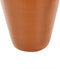 Beliani KARFI - Decoratieve vaas - Oranje - Terracotta