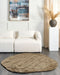 Beliani KASBO - Vloerkleed - Groen - 160 x 160 cm - Viscose