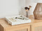Beliani KATERINI - Decoratief dienblad - Wit - Marmer