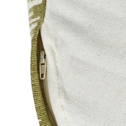 Beliani KAWAI - Poef - Blauw/Groen - 50 x 30 - Katoen