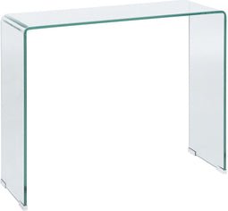 Beliani KENDALL - Consoletafel - Transparant - Veiligheidsglas