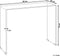 Beliani KENDALL - Consoletafel - Transparant - Veiligheidsglas