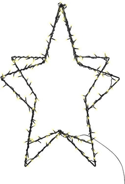 Beliani KERSILO - Kerstdecoratie - Zwart - IJzer