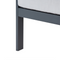 Beliani KIATO - Tuinbank 3-zits - Lichtgrijs - Aluminium