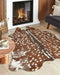 Beliani KNOLL - Vloerkleed - Bruin - 150 x 200 cm - Kunstbont