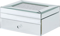 Beliani KOFI - Sieradendoos - zilver - Glas