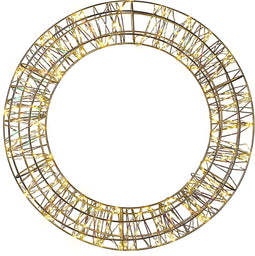 Beliani KOPPELO - Kerstdecoratie - Zilver - IJzer