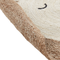 Beliani KOVU - Vloerkleed - Beige - ø 120 cm - Jute