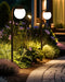 Beliani KULSI - Staande tuinlamp - Zwart - Aluminium