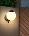 Beliani KULSI - Tuin wandlamp - Matzwart - Metaal