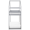Beliani LABATUT - Stapelbed - Grijs - 90 x 200 cm - Dennenhout
