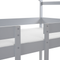 Beliani LABATUT - Stapelbed - Grijs - 90 x 200 cm - Dennenhout