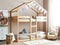 Beliani LABATUT - Stapelbed - Lichthout - 90 x 200 cm - Dennenhout