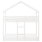 Beliani LABATUT - Stapelbed - Wit - 90 x 200 cm - Dennenhout