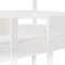 Beliani LABATUT - Stapelbed - Wit - 90 x 200 cm - Dennenhout