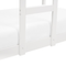 Beliani LABATUT - Stapelbed - Wit - 90 x 200 cm - Dennenhout
