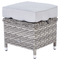 Beliani LACONA - Loungeset 9-zits - Grijs - Kunstrotan