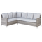 Beliani LACONA - Loungeset 9-zits - Grijs - Kunstrotan