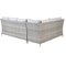 Beliani LACONA - Loungeset 9-zits - Grijs - Kunstrotan