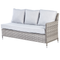 Beliani LACONA - Loungeset 9-zits - Grijs - Kunstrotan