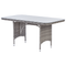 Beliani LACONA - Loungeset 9-zits - Grijs - Kunstrotan
