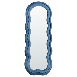 Beliani LACS - Wandspiegel - Blauw - MDF
