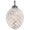 Beliani LAITON - Kerstballen set van 6 - Wit - Glas