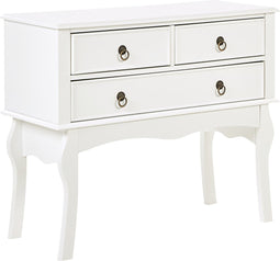 Beliani LAMAR - Kaptafel - Wit - MDF