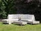 Beliani LANCIANO - Loungeset voor 5 - Off-white - PE rotan