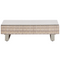 Beliani LANCIANO - Loungeset voor 5 - Off-white - PE rotan