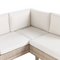 Beliani LANCIANO - Loungeset voor 5 - Off-white - PE rotan
