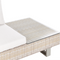 Beliani LANCIANO - Loungeset voor 5 - Off-white - PE rotan