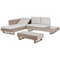 Beliani LANCIANO - Loungeset voor 5 - Off-white - PE rotan