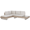 Beliani LANCIANO - Loungeset voor 5 - Off-white - PE rotan