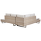 Beliani LANCIANO - Loungeset voor 5 - Off-white - PE rotan
