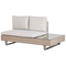 Beliani LANCIANO - Loungeset voor 5 - Off-white - PE rotan