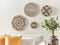 Beliani LAOCAI - Wanddecoratie - Naturel - Zeewier
