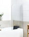 Beliani LAPAN - Douchescherm - Zilver - 140 x 80 cm - Veiligheidsglas