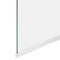 Beliani LAPAN - Douchescherm - Zilver - 140 x 80 cm - Veiligheidsglas