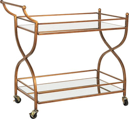 Beliani LARINO - Keukentrolley - Goud - IJzer