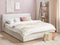 Beliani LAVAUR - Bed met opbergruimte - Creme - 180 x 200 cm - Fluweel