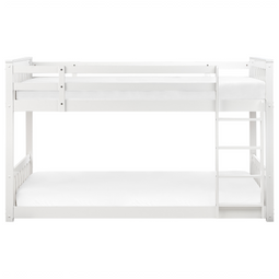 Beliani LAZER - Kinderbed - Wit - 90 x 200 cm - Hout