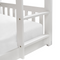 Beliani LAZER - Kinderbed - Wit - 90 x 200 cm - Hout