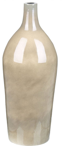 Beliani LEGANES - Bloemenvaas - Beige - Terracotta