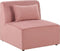 Beliani LEMVIG - Fauteuil - Roze - Corduroy