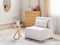 Beliani LEMVIG - Fauteuil - Wit - Corduroy